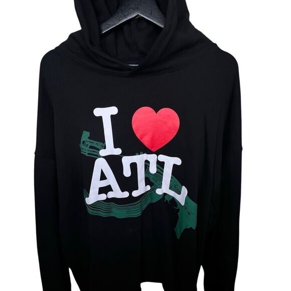 VLONE I Love ATL Atlanta Hoodie XL - Picture 4 of 10